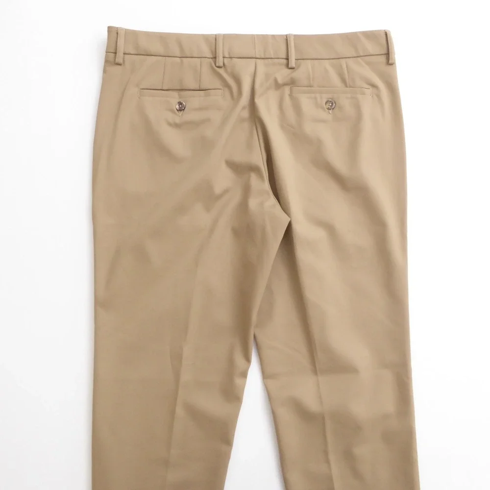 Mizzen+Main Mens Chino Pants Khaki Performance Stretch 34 x 33